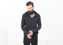 Load image into Gallery viewer, Pill Zip Sweater in Anthracite