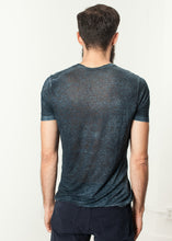 Load image into Gallery viewer, Melange T-Shirt in Navy/Black